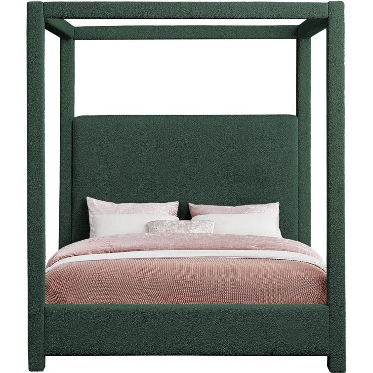 Upholstered Canopy Bed
