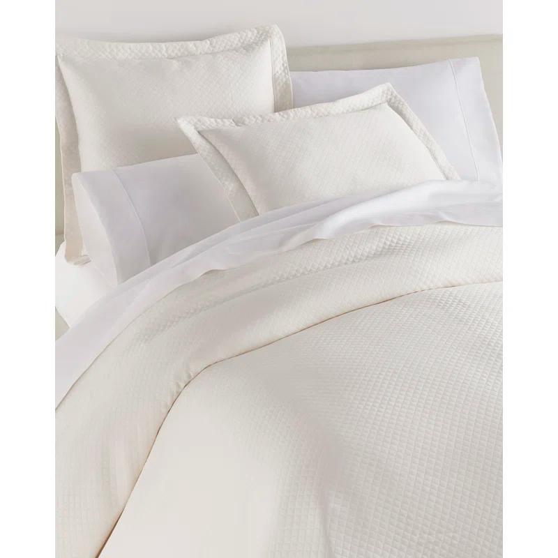 Peacock Alley Oxford Cotton Blend Coverlet