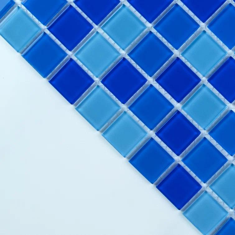 WS Tiles® 1" x 1" Straight Edge Glass Mosaic Tile