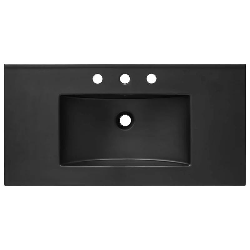 Modway Modway Soma 36'' Free Standing Single Bathroom Vanity with Manufactured Wood Top