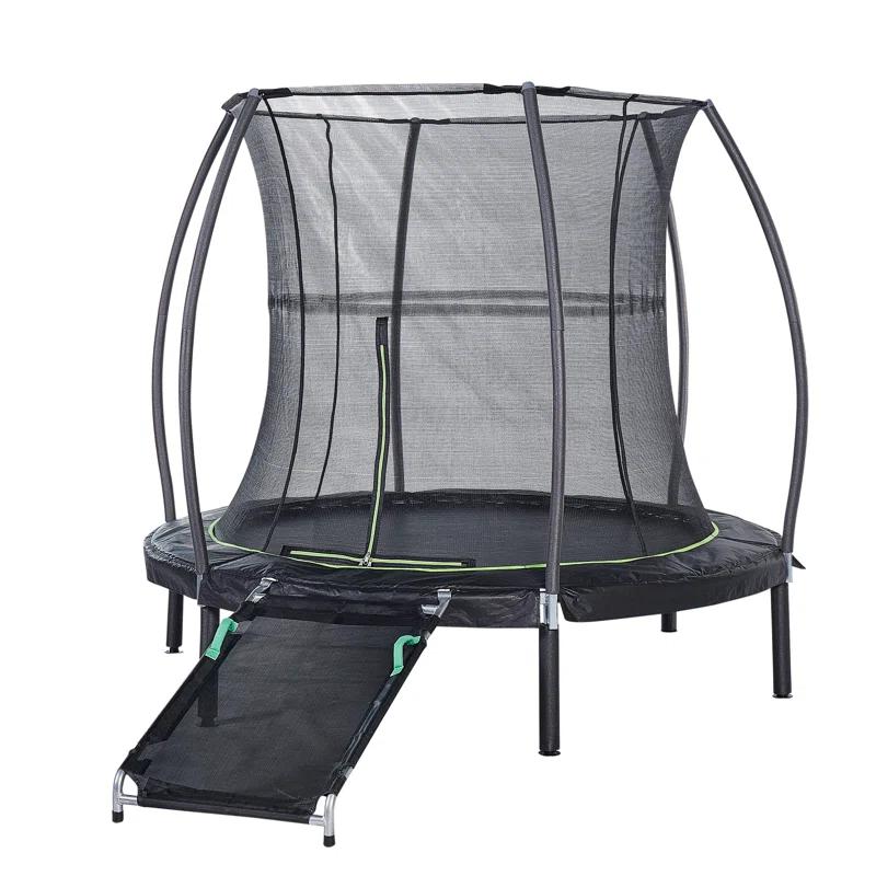 Jumpking Jumpking 7ft Round Trampoline Combo With Jumping Mat Ramp