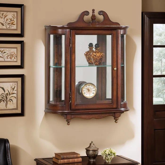 Butler Wall Curio Cabinet & Reviews | Wayfair
