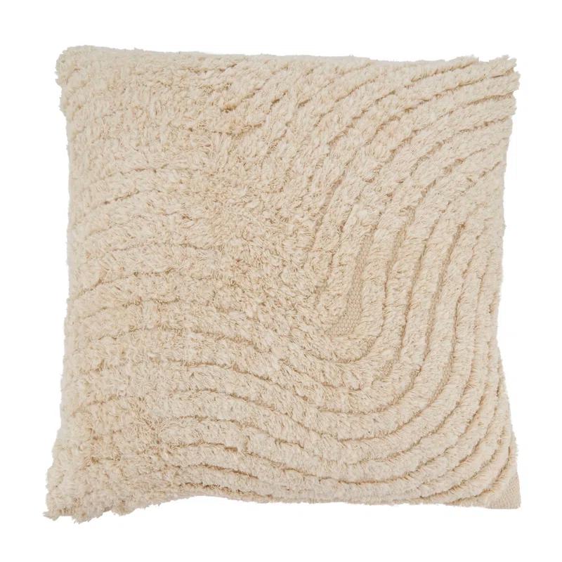 Saro Adelaide Collection Cotton Throw Pillow