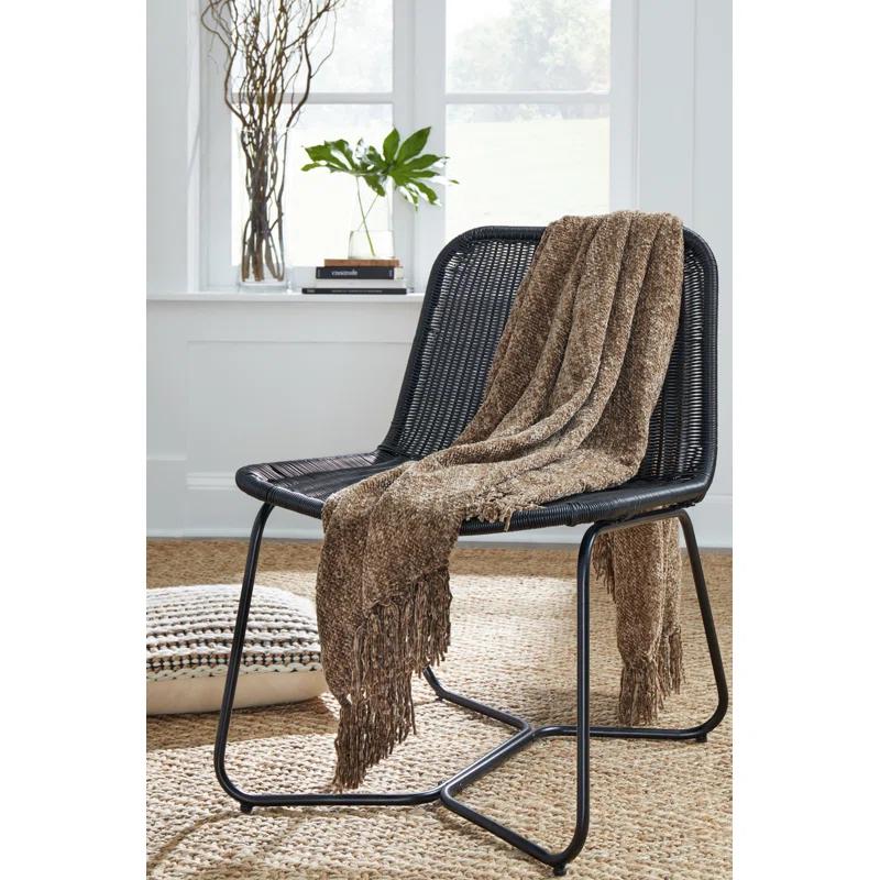 Ebern Designs Bullrush Hand Woven Throw Blanket