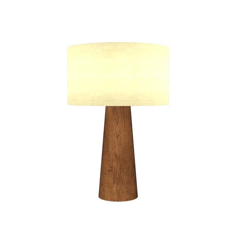 Conical Medium Density Fiberboard (MDF) Table Lamp