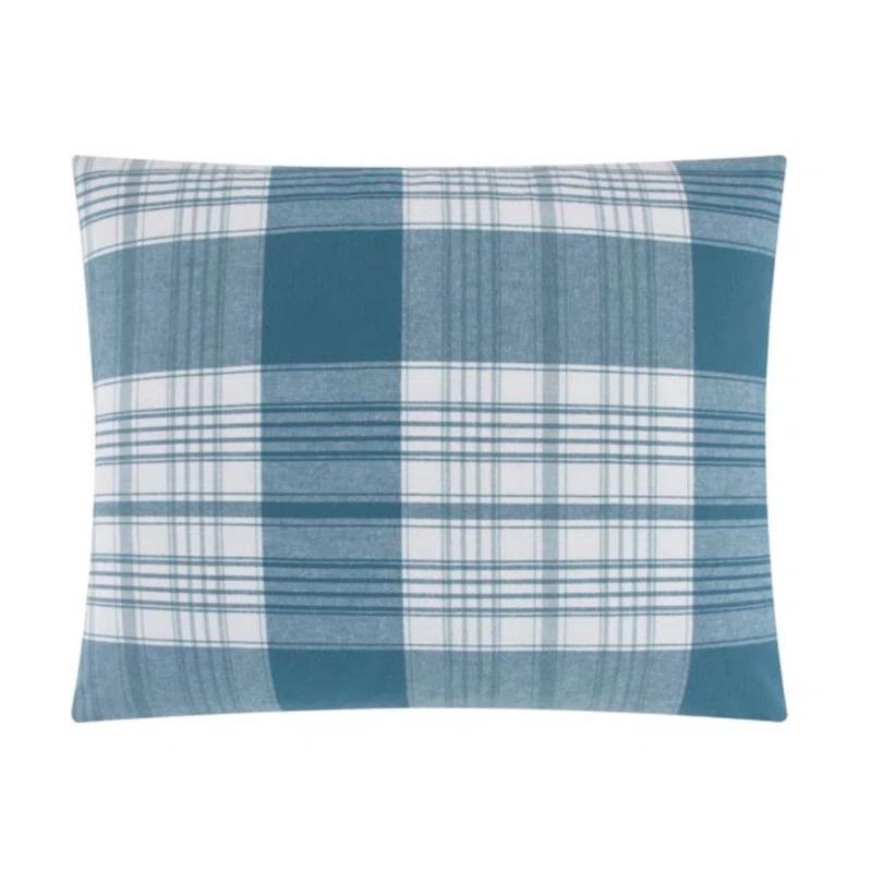 Dearfoams Modern & Contemporary Cotton Machine Woven Plaid Comforter Set