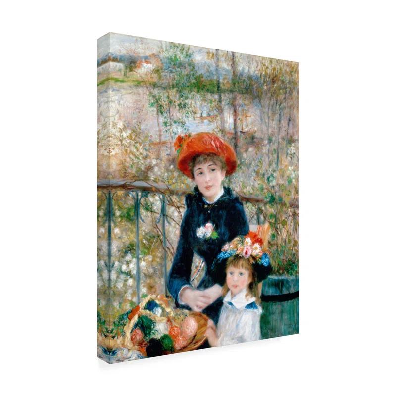 Winston Porter " The Two Sisters On The Terrace 1881 " by Pierre-Auguste Renoir Painting Print