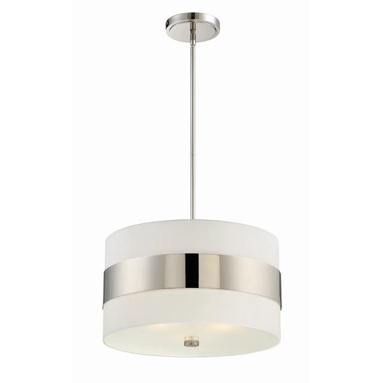 Crystorama Lighting Grayson 3 - Light Pendant in  Dark Bronze