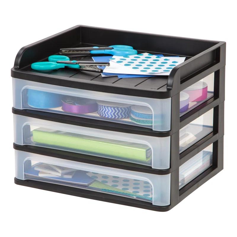 IRIS USA, Inc. Plastic Stackable Desk Organizer