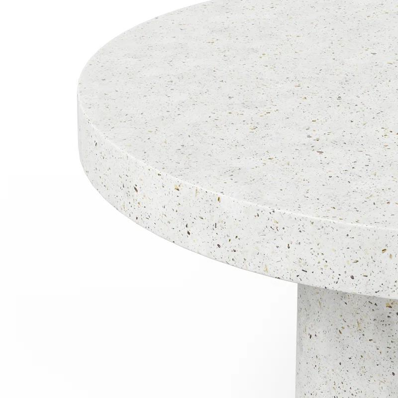 Maraca Concrete Pedestal Dining Table