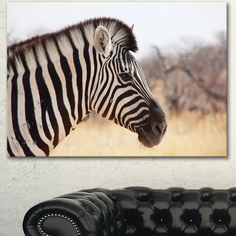 Design Art " Beautiful Zebra In Forest "