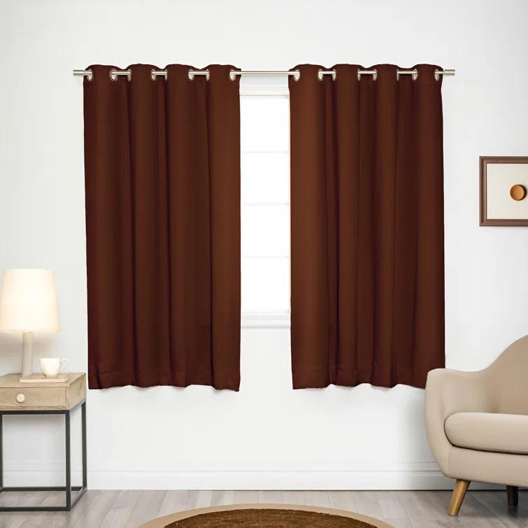 Best Home Fashion, Inc. Solid Grommet Blackout Thermal Curtain Panels & Reviews | Wayfair