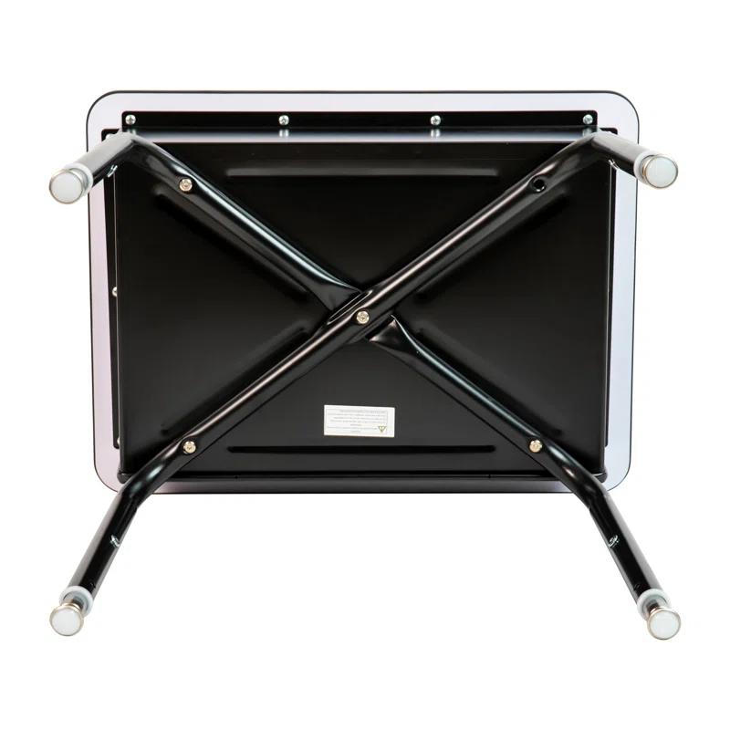 Flash Furniture Goddard Height-Adjustable Open Front Student Desk with Metal Book Box