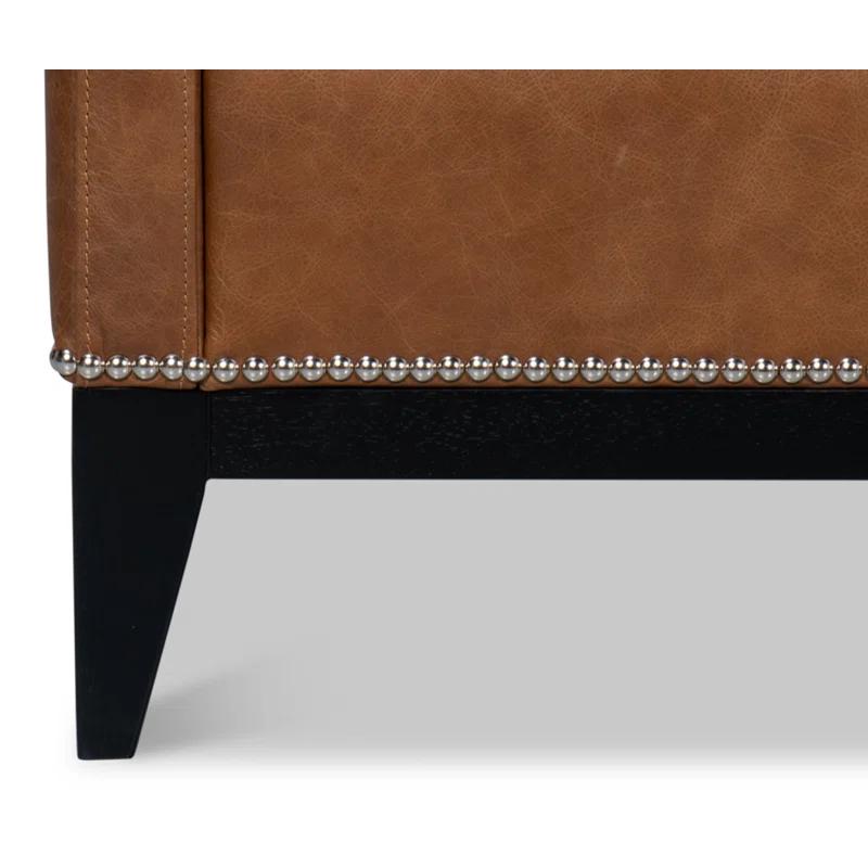 Sarreid Ltd Brandy Leather Armchair