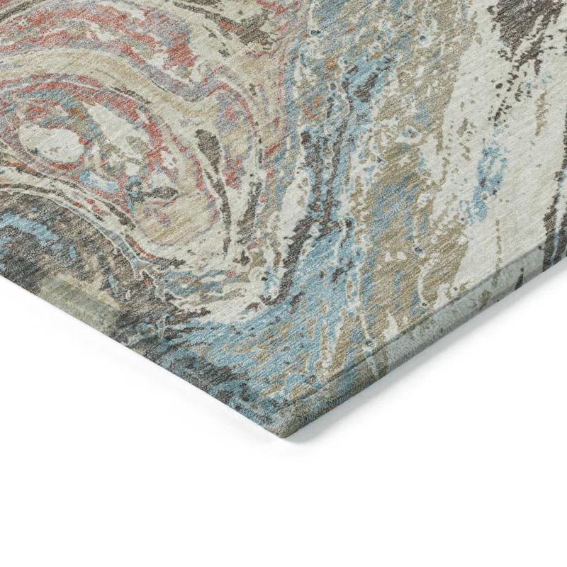 Machine Washable Indoor/Outdoor Chayden ACN1061 Beige Rug