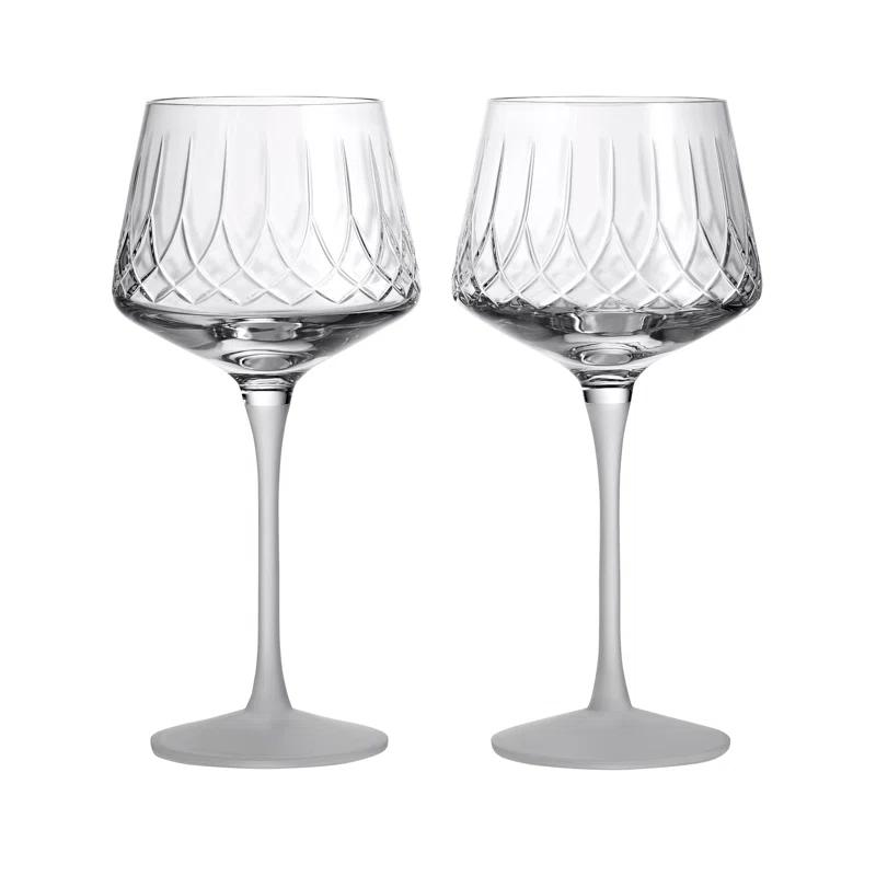 Waterford Lismore Arcus Wine Universal 14 oz (Set of 2)