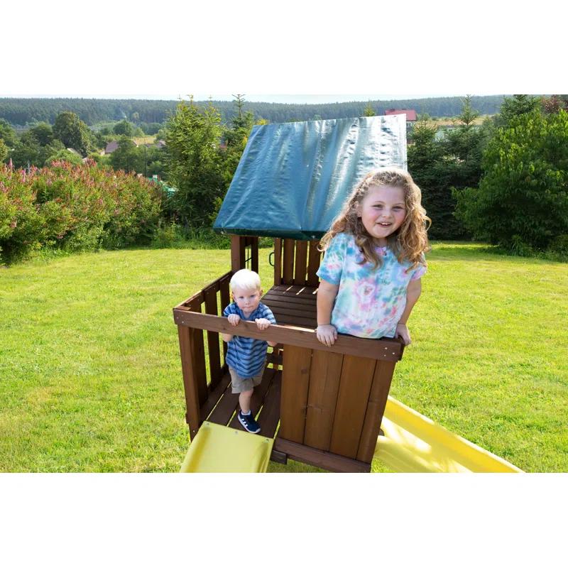 Swing-n-Slide Castlebrook Wooden Play Swing Set