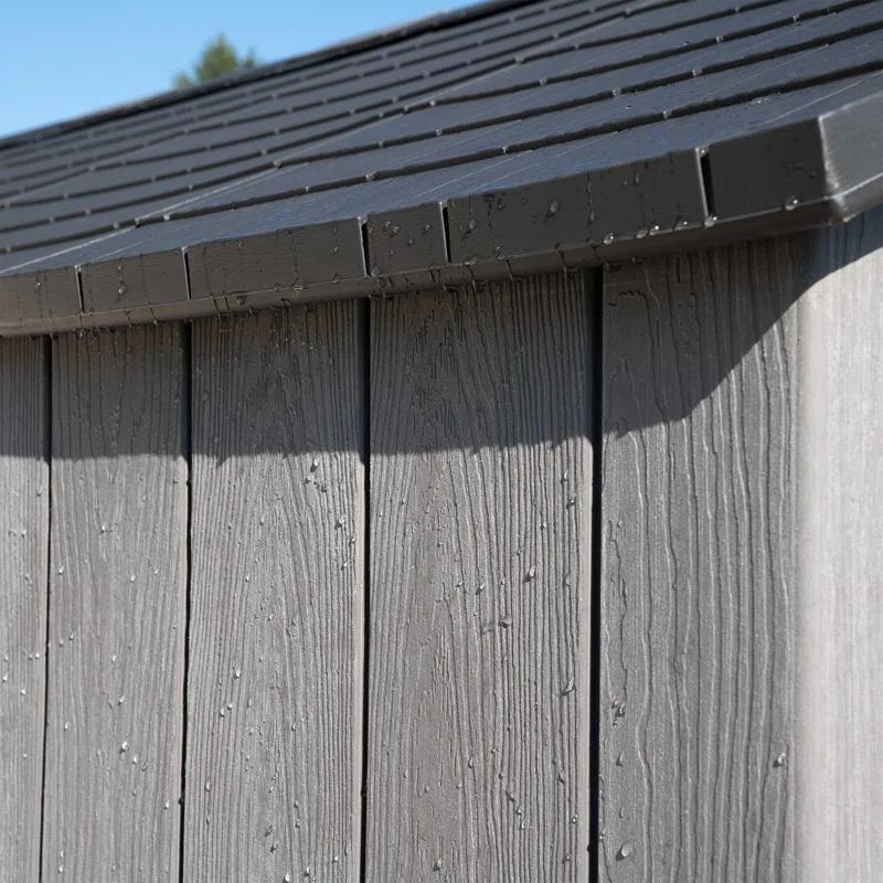 8 Ft. x 12.5 Ft. High-Density Polyethylene (Plastic) Steel Reinforced Outdoor Storage Shed