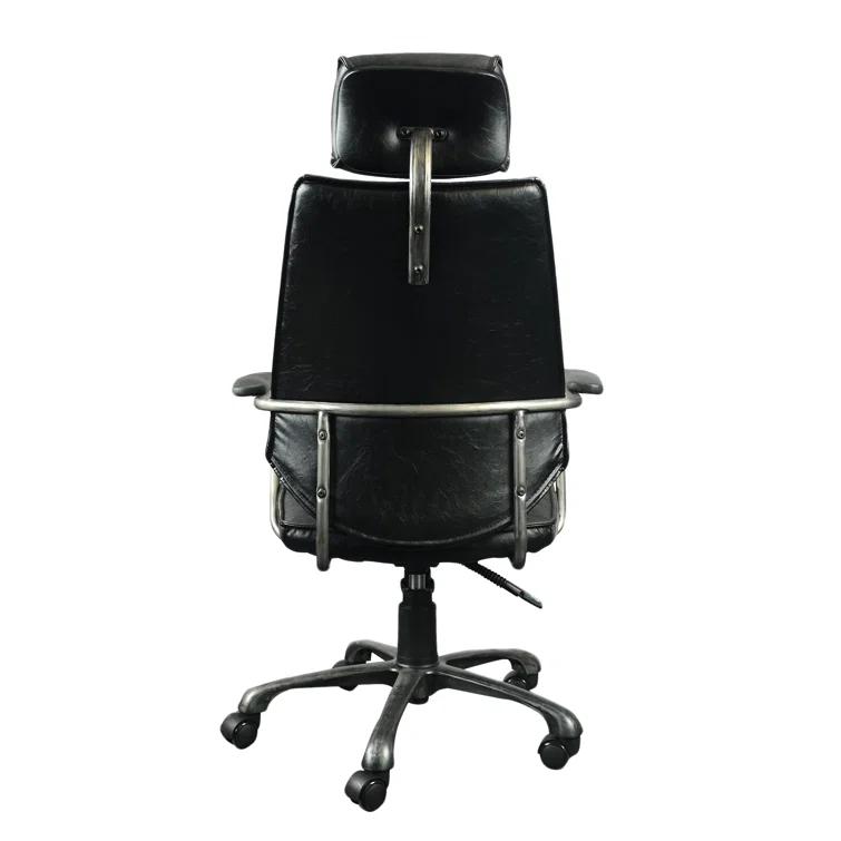 Harbor Leather Swivel Desk Chair