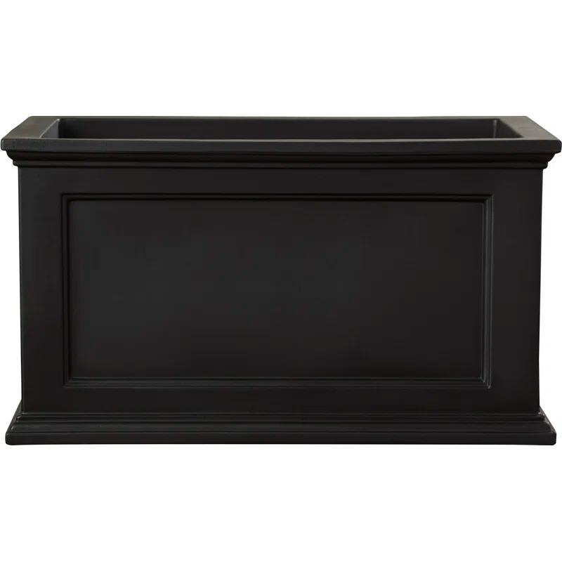 Winston Porter Anastasiya 20"x36" Resin Planter with Water Reservoir