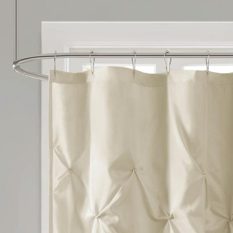 Madison Park Laurel Solid Color Single Shower Curtain