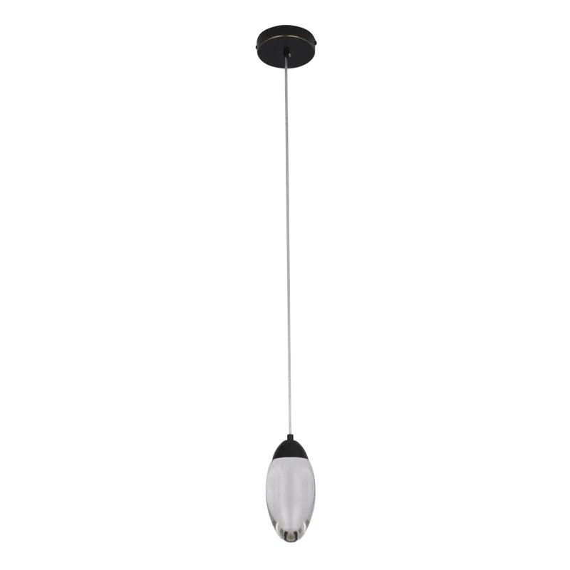 Orren Ellis Modern 1 Light LED Crystal Pendant