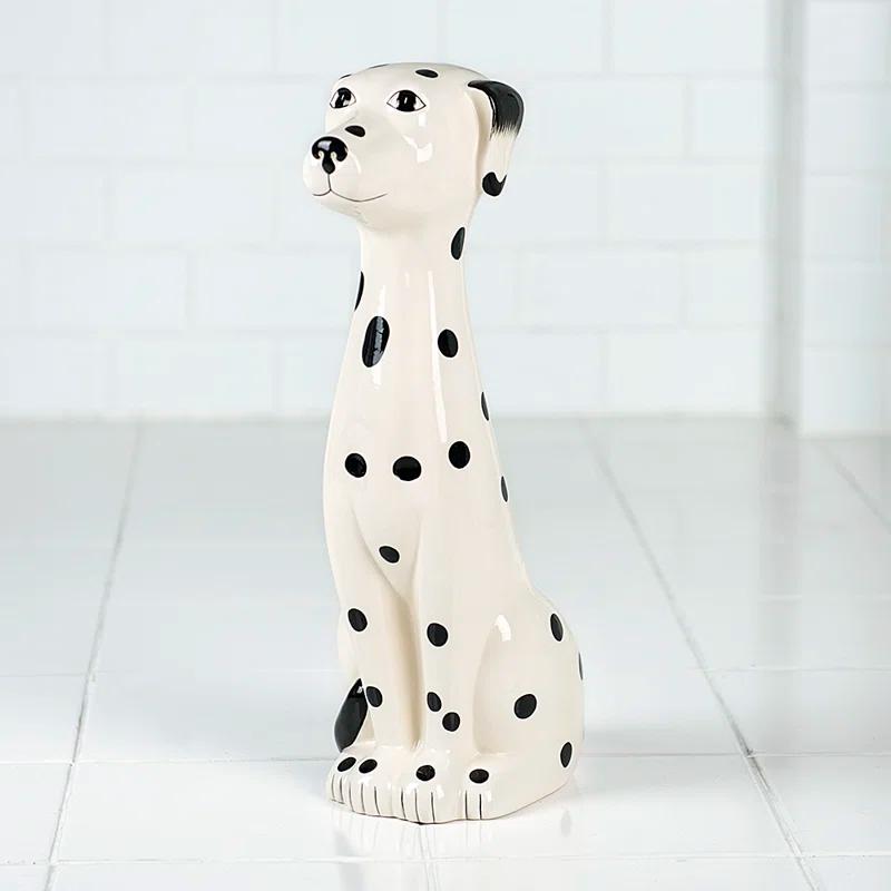 Allure Home Creations Dalmatian Bowl Brush Holder