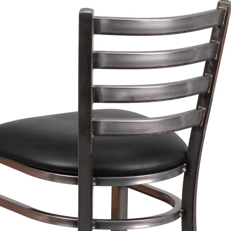 Flash Furniture Brixton Hercules Series Ladder Back Metal Restaurant Barstools