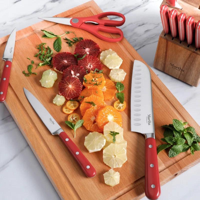 Martha Stewart 14 Piece Knife Block Set