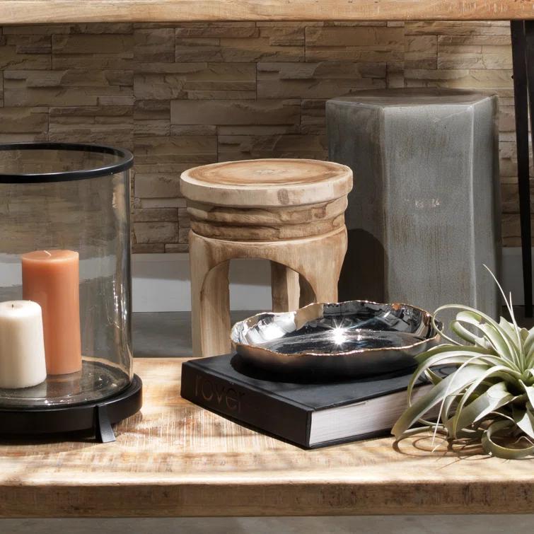 Everdeen Solid Wood Accent Stool