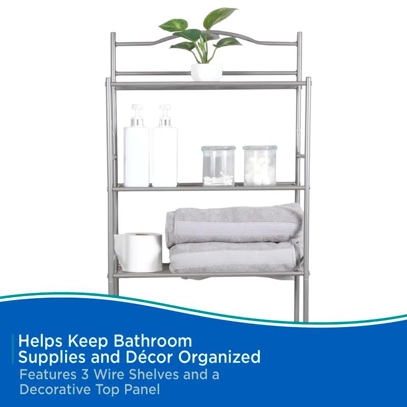 Metal Freestanding Over The Toilet Storage