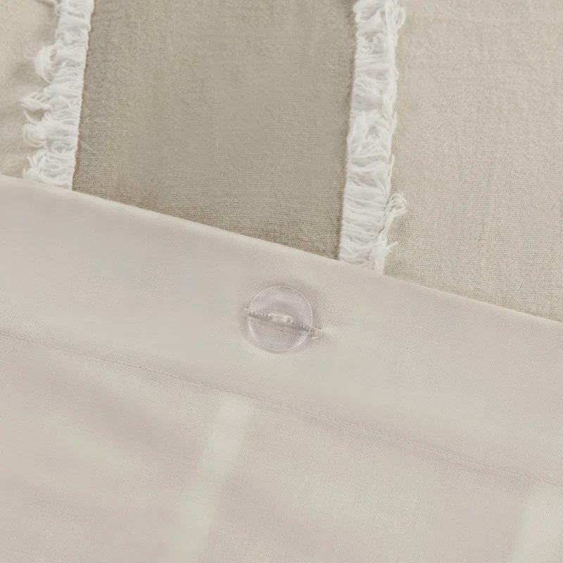 INK+IVY Shay 3 Piece Striped Cotton Duvet Cover Set
