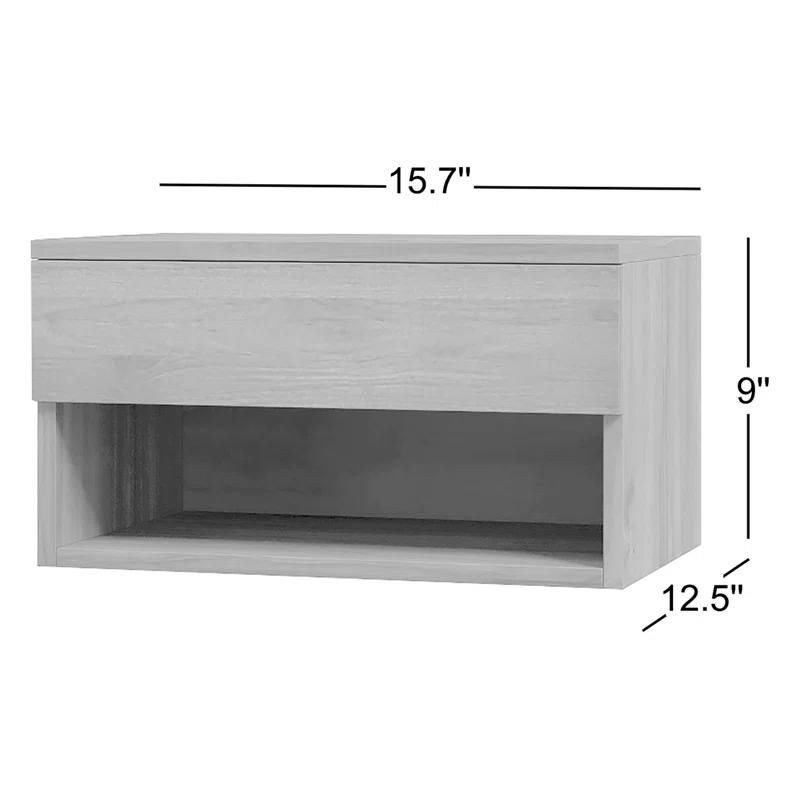 Nathan James Beacon Rustic Nightstand (Set of 2)