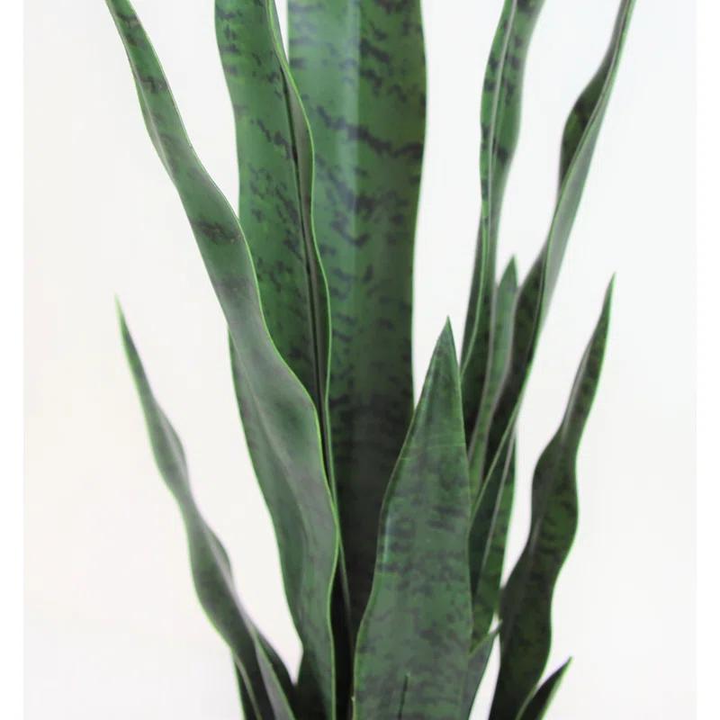 Primrue Faux Snake Plant (Sansevieria) Tree in Pot Liner