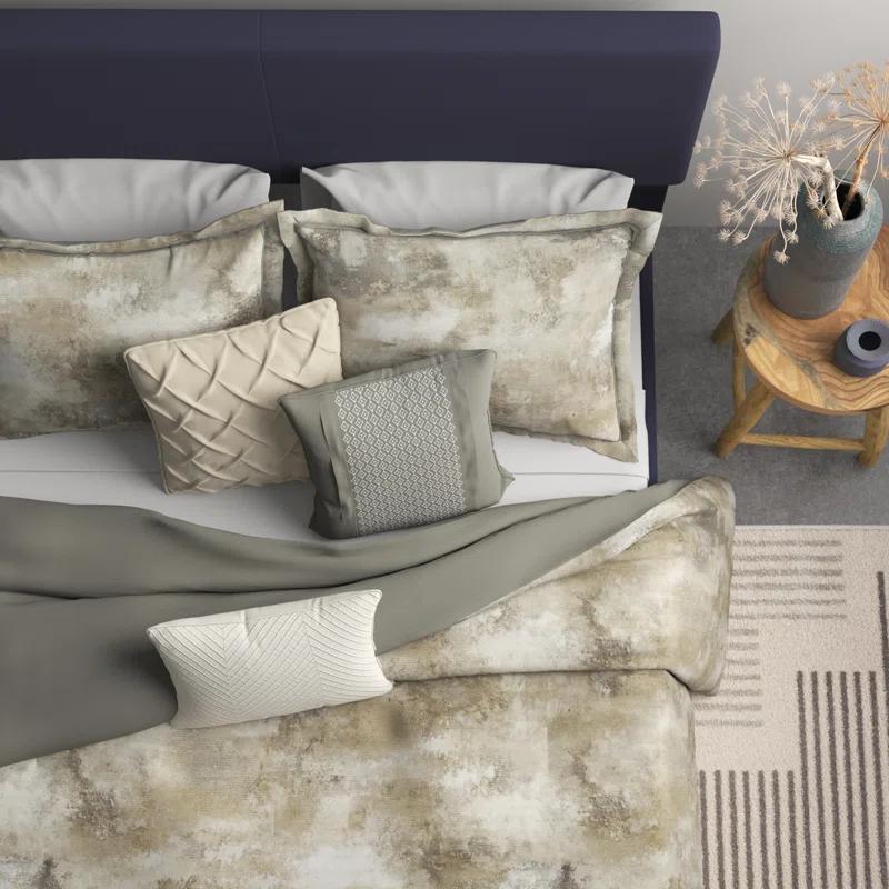 Madison Park Beacon 7 Piece Textured Cotton Blend Comforter Set & Reviews | Wayfair