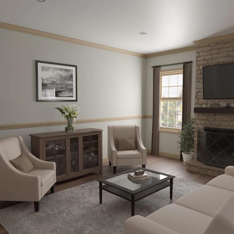 Ekena Millwork WM48 3 3/8"H x 2 5/8"P x 4 1/4"F x 96"L Americraft Solid Hardwood Stain Grade Crown Moulding