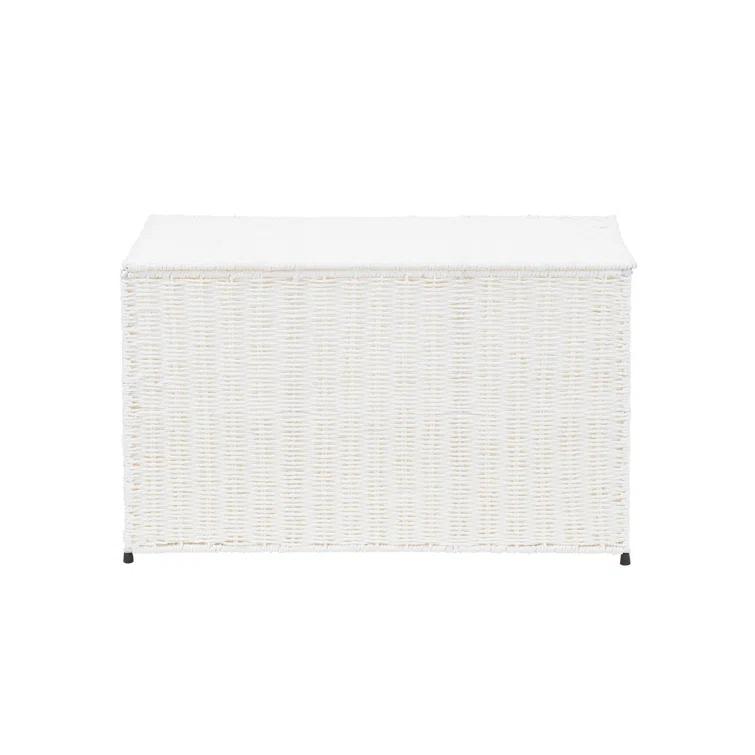 Household Essentials Woven Wicker Storage Chest