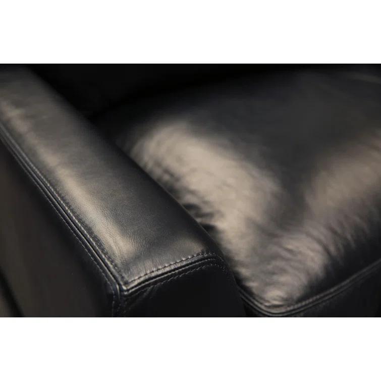 Hello Sofa Home Skyline 89'' Leather Sofa
