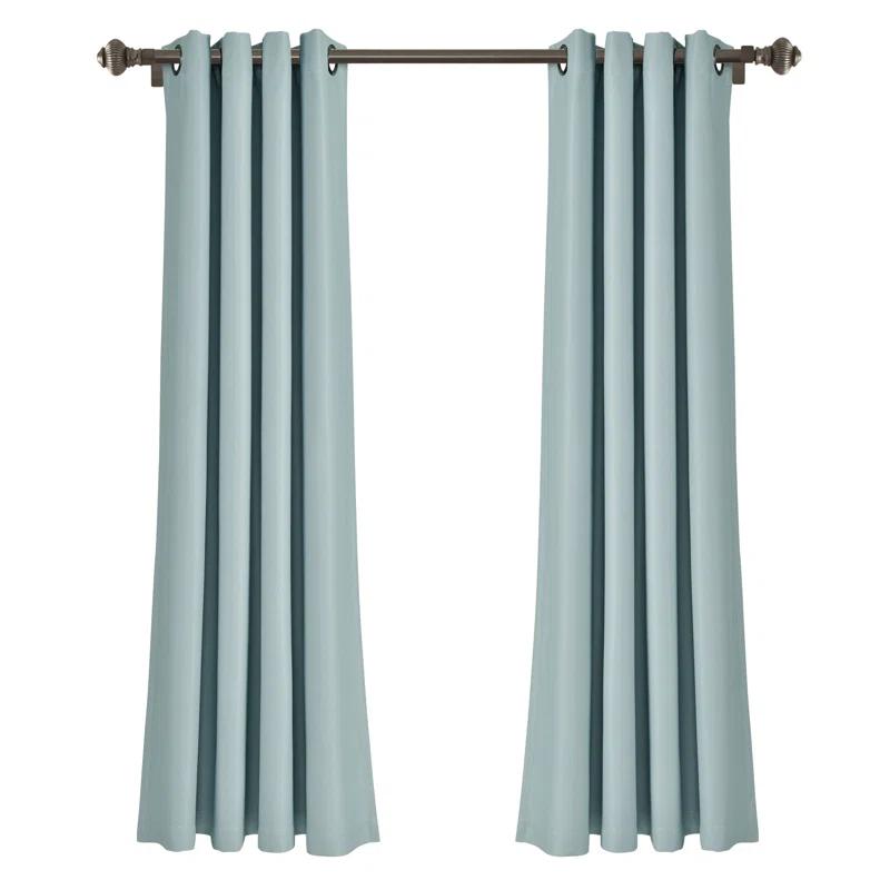 Torre & Tagus Insulated Polyester Blackout Curtain Pair (Set of 2)