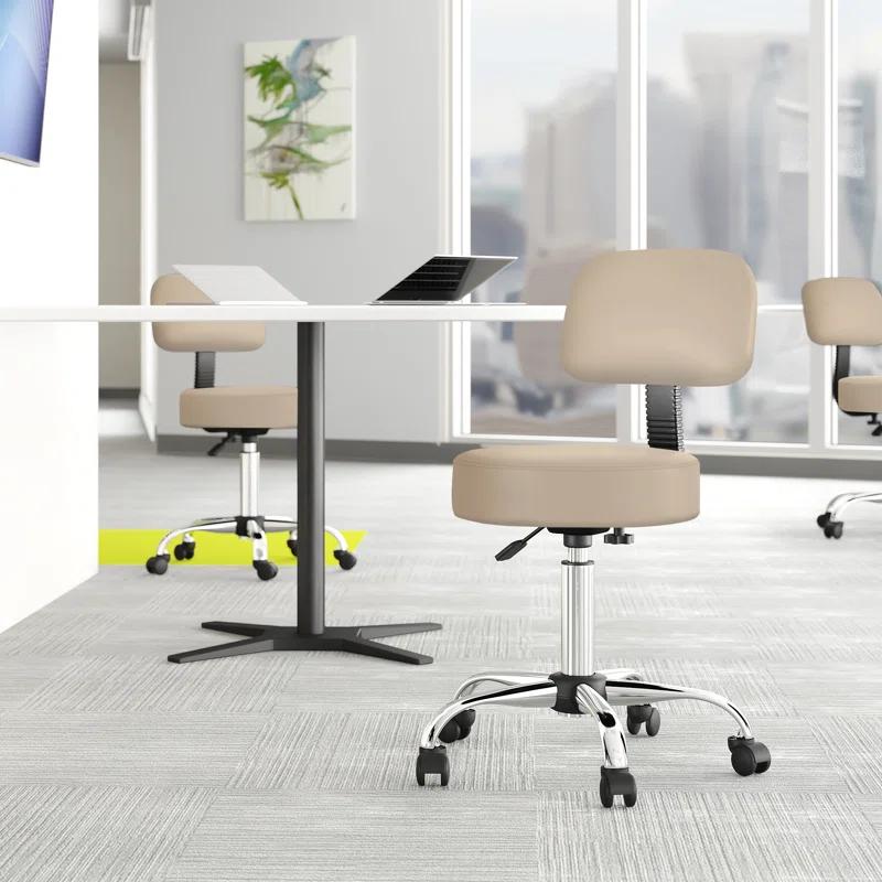 Boss Office Products Vinyl Drafting Chair