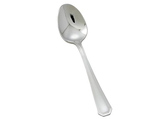 Winco Victoria Stainless-Steel Teaspoon, Extra Heavyweight, 7.25" (12 Pack) (Set of 12)