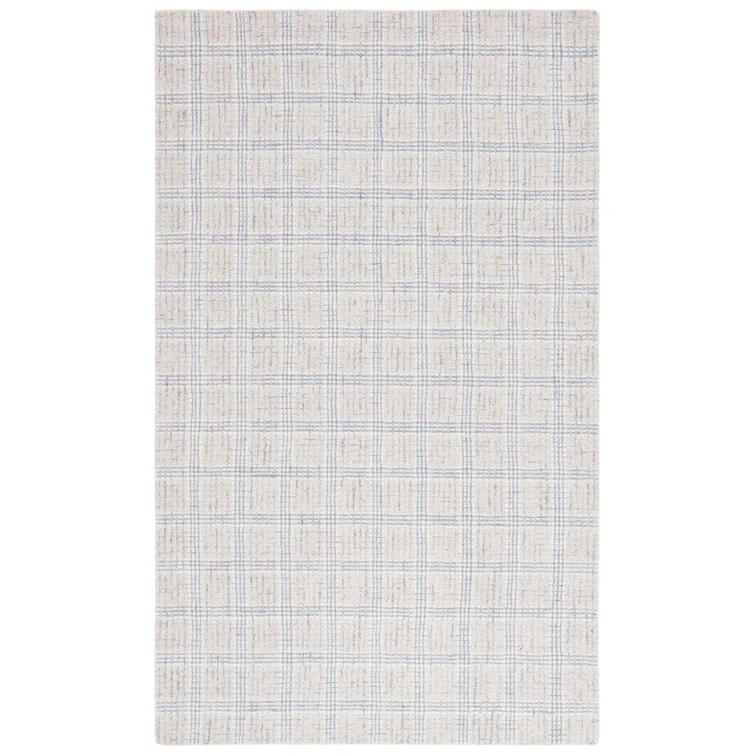 Safavieh Ebony Hand Tufted Wool Pile Plaid Rug