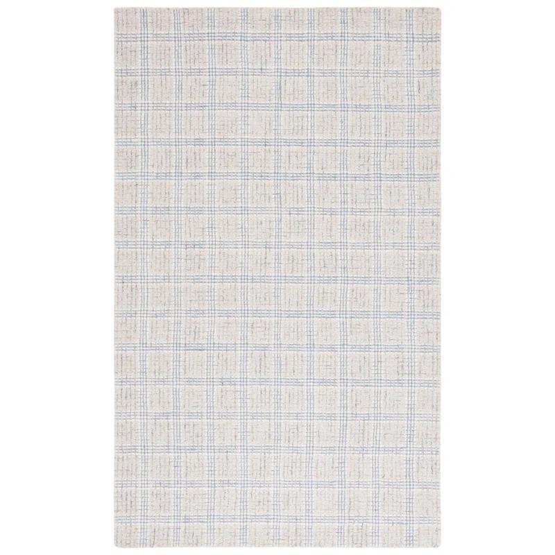 Safavieh Ebony Hand Tufted Wool Pile Plaid Rug
