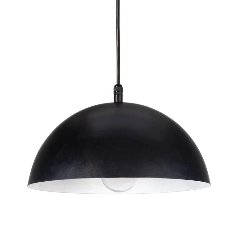 Peridot Outdoor Pendant Light by Regina Andrew - Black / Small