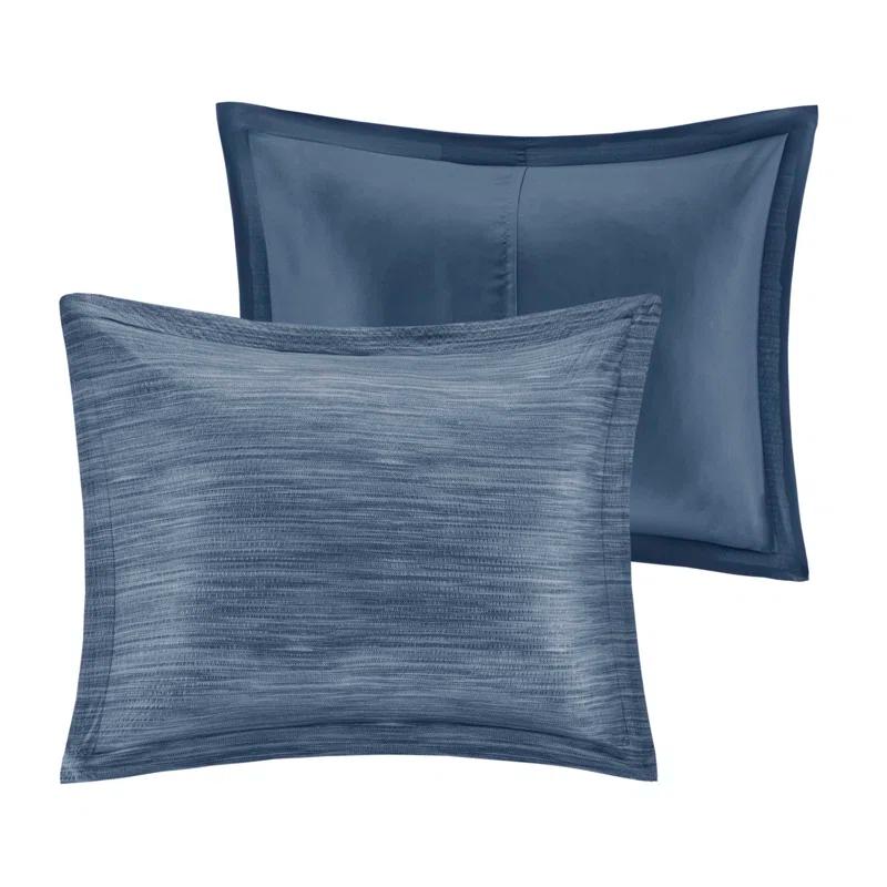 Madison Park Walter 7 Piece Printed Weave Seersucker Comforter Set
