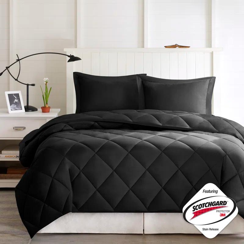 Madison Park Essentials 3M Scotchgard Reversible Down Alt Comforter Set