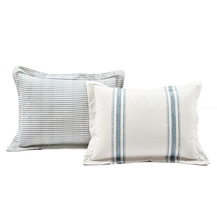 Farmhouse Standard Cotton Reversible Comforter Set