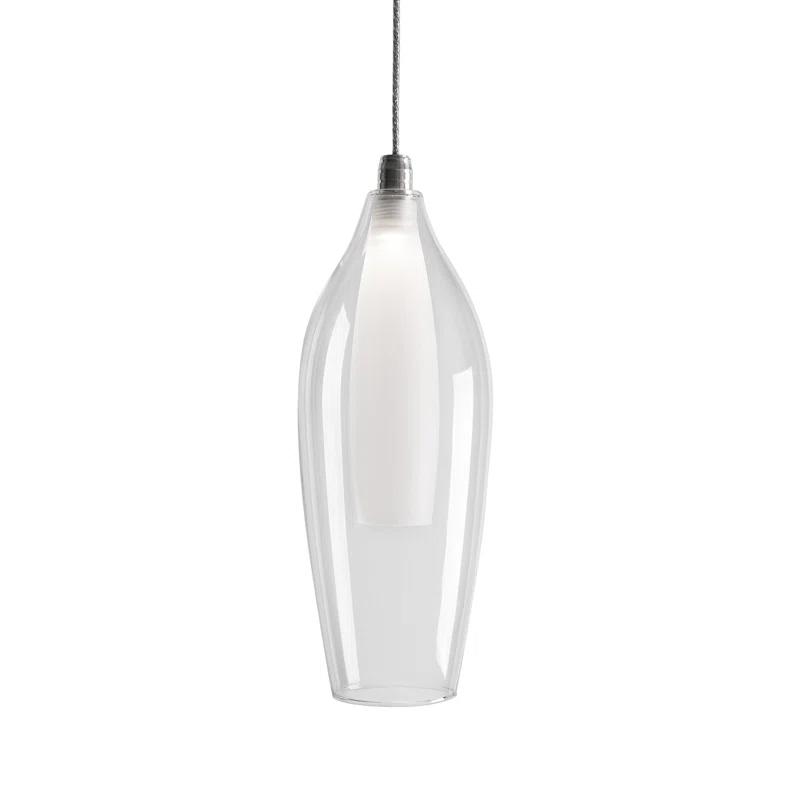 Kuzco Lighting 1 - Light Chrome LED Single Pendant
