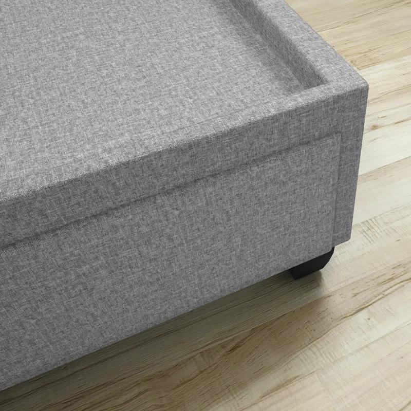 Boyd Sleep Boyd Modena Upholstered Linen Platform Storage Bed