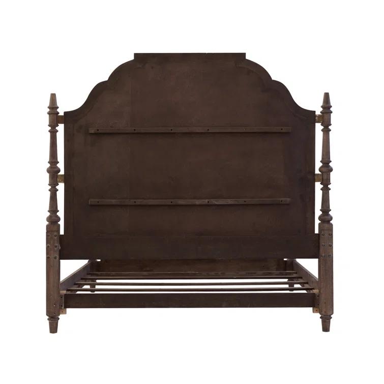 Pulaski Furniture Revival Row Scalloped Wood Panel Bed